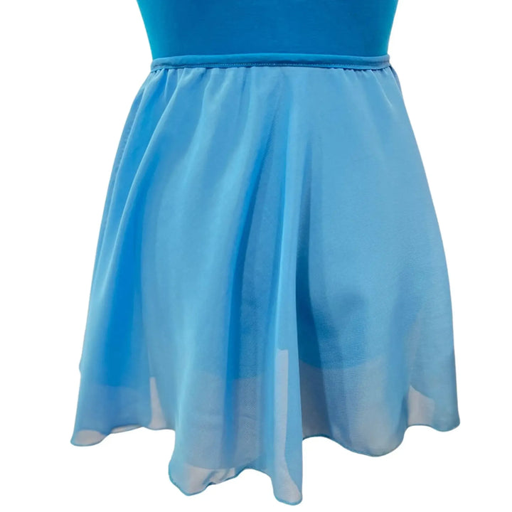 Elastic Waist Band Skirt - Blue