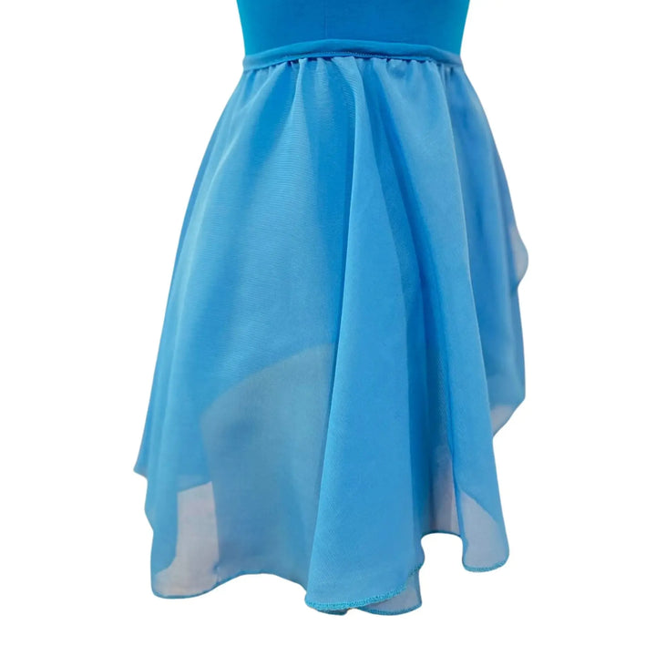 Elastic Waist Band Skirt - Blue