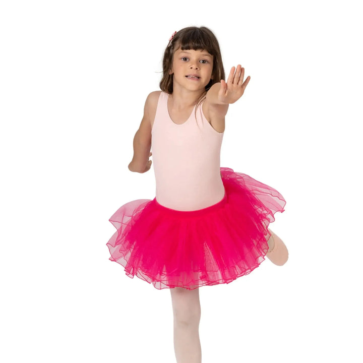Layered Tutu Skirt - Dark Pink