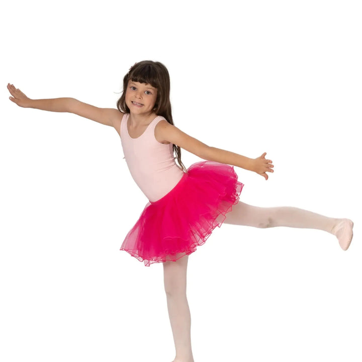 Layered Tutu Skirt - Dark Pink