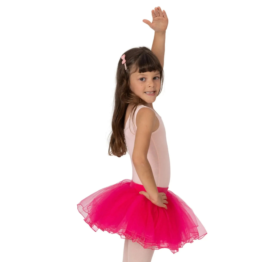 Layered Tutu Skirt - Dark Pink