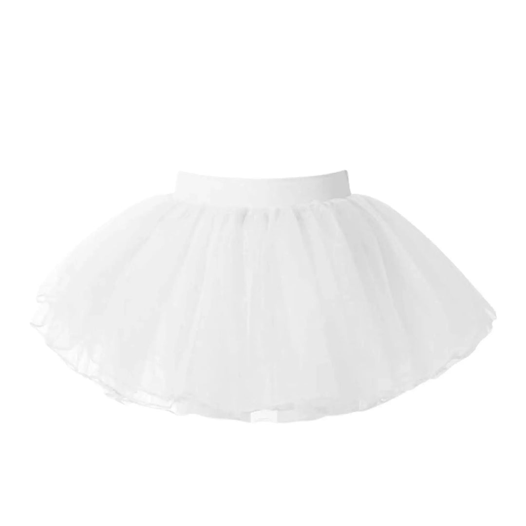 Layered Tutu Skirt - White