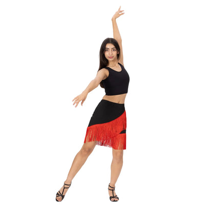 IKAANYA  Skirts and Tutus Latin Dance Skirt