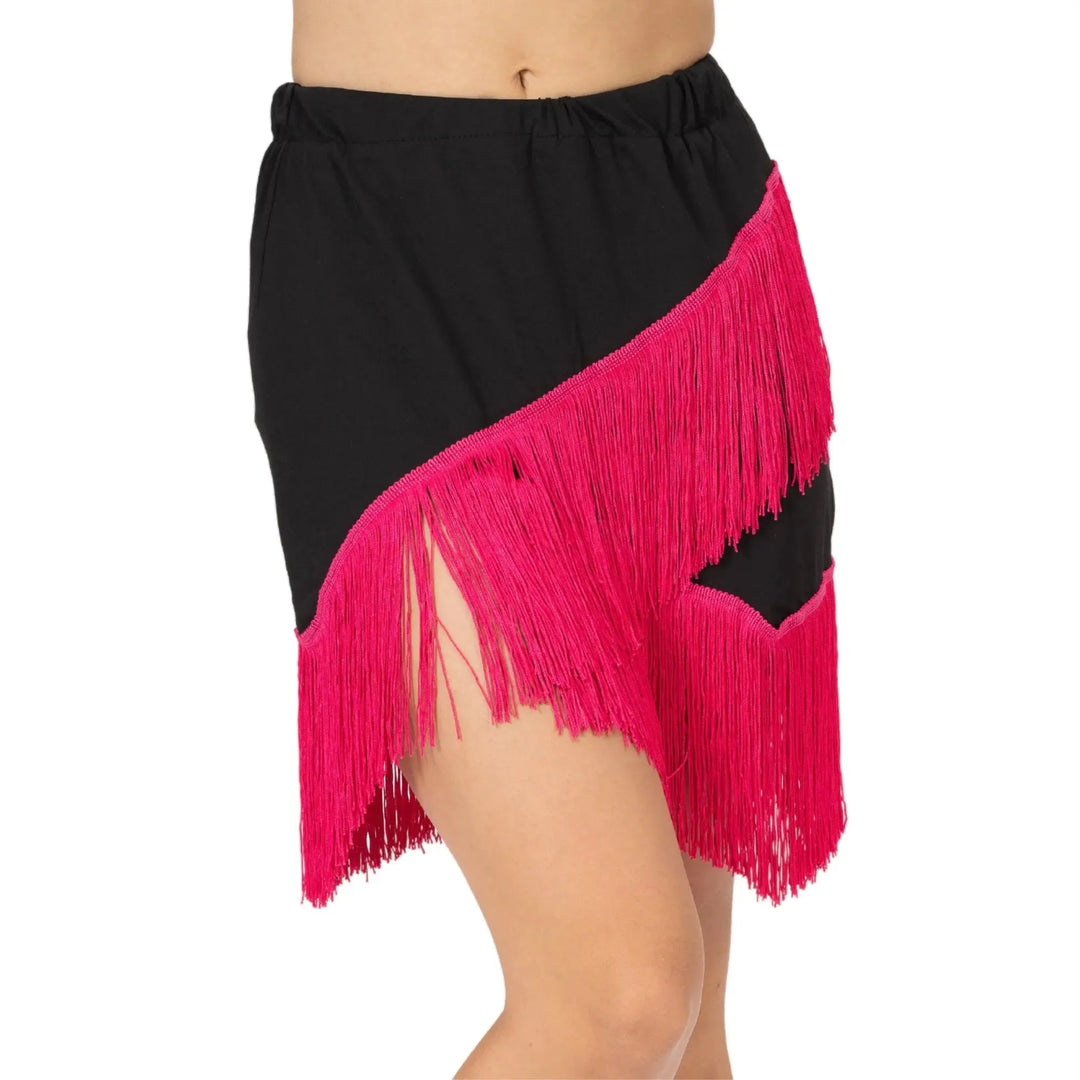 Latin Dance Skirt - Pink