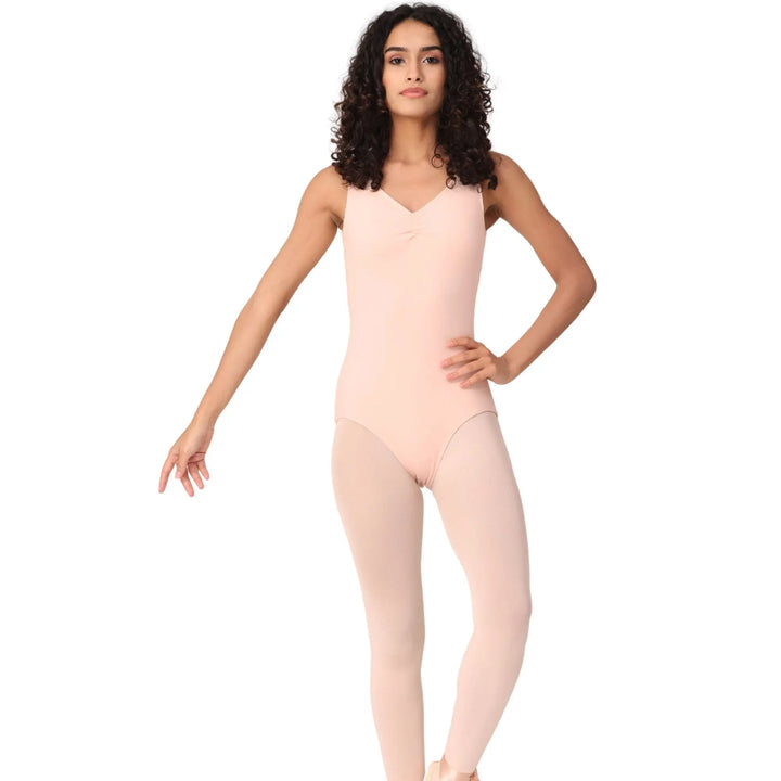 IKAANYA   Tank Peach Leotard