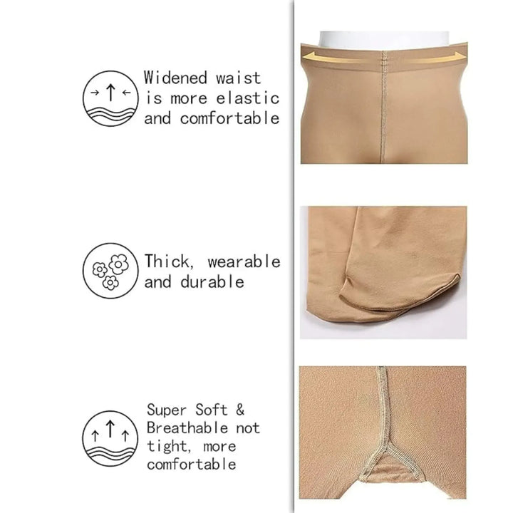 Convertible Tights (2 pc set) - Skin + Black