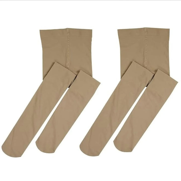 Footed Tights (2 pc set) - Skin