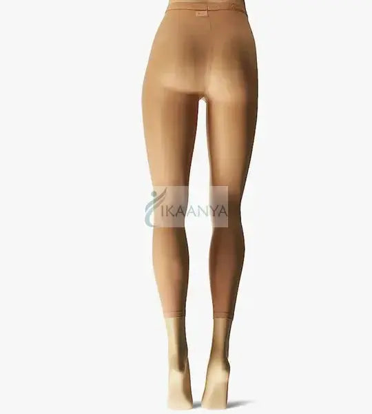 Footless Tights (2 pc set) - Skin + Black