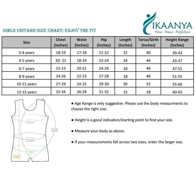 IKAANYA  Unitards Rainbow Pattern Unitard/Biketard