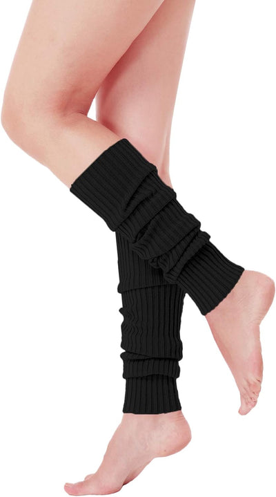 Women 80s Ribbed knitted Leg Warmers