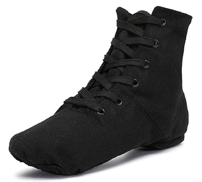 Canvas Lace up Jazz Boots