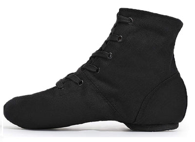 Canvas Lace up Jazz Boots
