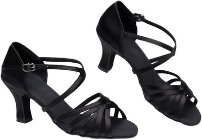 Latin salsa Dancing shoes cross strap