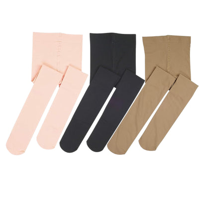 3-pcs Combo Ballet Pink Professional Footed Tights