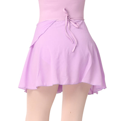 Short Sleeve Leotard with Wrap-around Skirt