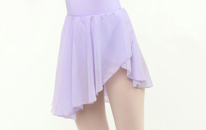 Boat Neck Leotard with Elastic Skirt