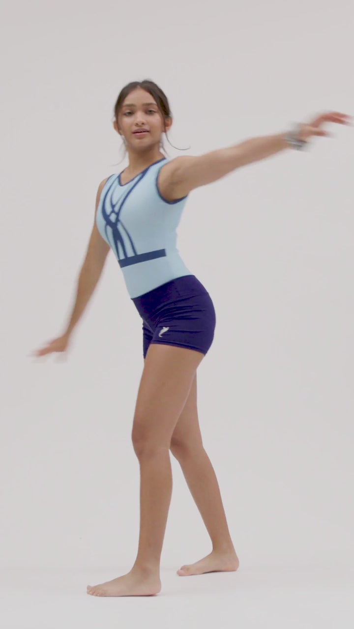 Combo - Marshmellow Leotard and Shorts