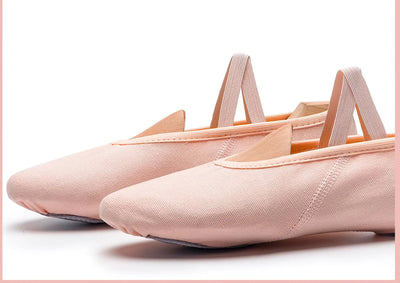 Shoes Canvas Split Sole Ballet Flats Without Strings IKAANYA 849.00