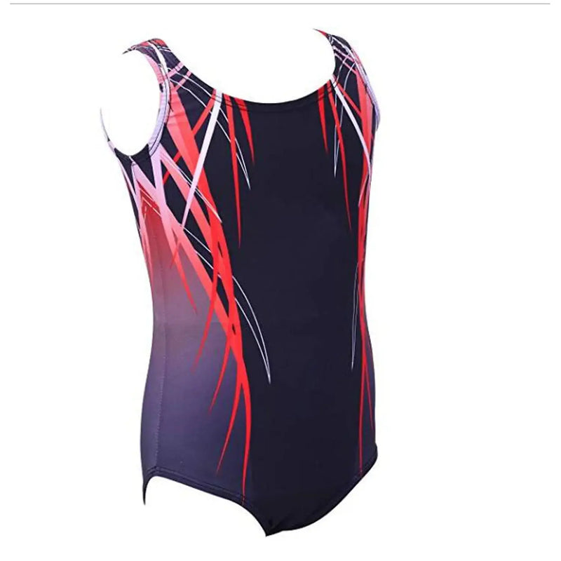 IKAANYA  Combo Red Sublimation Boys Leotard with Shorts combo