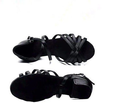 IKAANYA  Shoes Cuban Classic Latin Ballroom Dance Shoes.