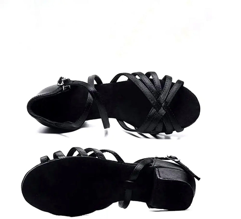 IKAANYA  Shoes Cuban Classic Latin Ballroom Dance Shoes.