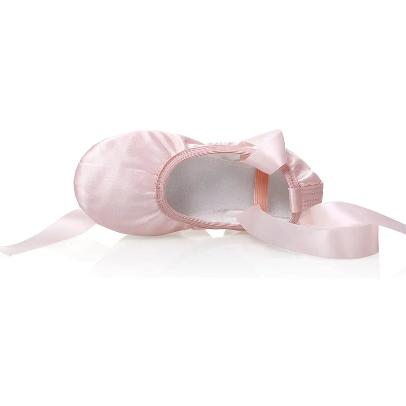 Shoes Satin Split Sole Ballet Flats with  Ribbon IKAANYA 1299.00